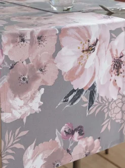 Tafellinnen En Placemats |Catherine Lansfield Dramatic Floral 100% Cotton Table Runner