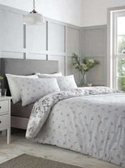 Catherine Lansfield|Catherine Lansfield Elinda omkeerbare dekbedovertrekset met bloemenprint