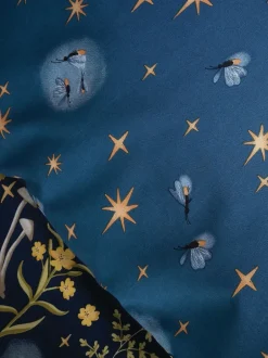 Catherine Lansfield|Beddengoedsets En Dekbedovertrekken|Catherine Lansfield Enchanted Twilight dekbedovertrek met dierenprint en kussensloop Blauw