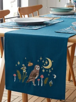 Catherine Lansfield|Tafellinnen En Placemats |Catherine Lansfield Enchanted Twilight Animals Dining Table Runner