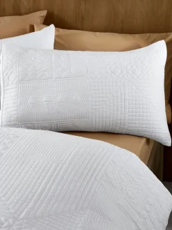 Catherine Lansfield*Catherine Lansfield Folkstone Geo Duvet Cover Set Wit