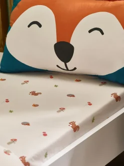 Catherine Lansfield*Catherine Lansfield Fox and Woodland Friends Fitted Sheet