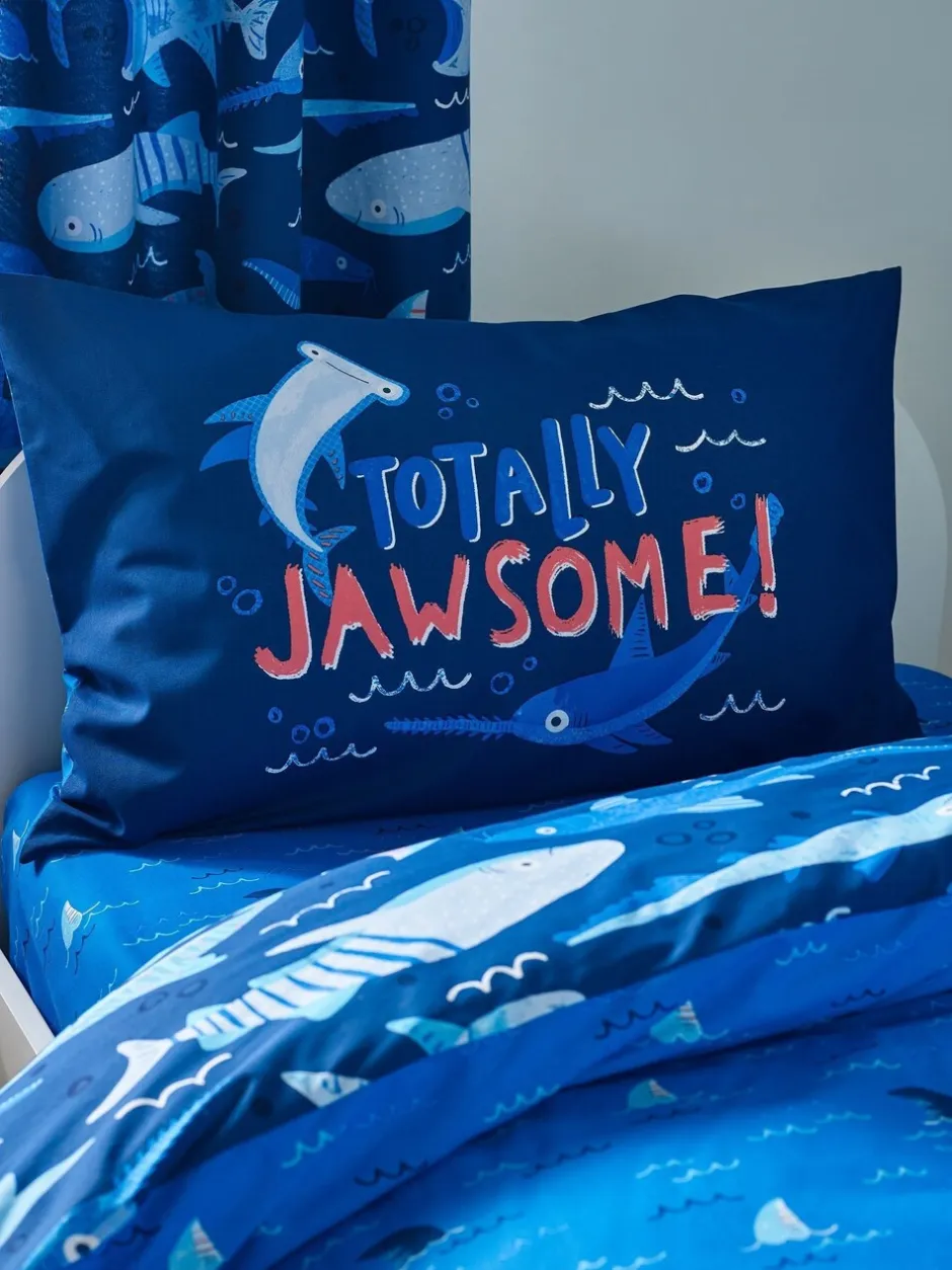 Catherine Lansfield*Catherine Lansfield Jawsome Shark Reversible Duvet Cover Set