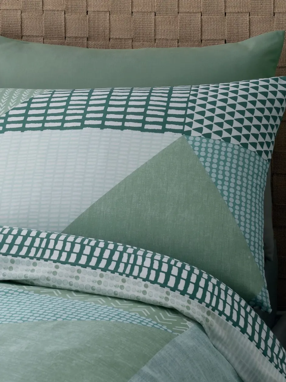 Catherine Lansfield*Catherine Lansfield Larsson set van dekbedovertrek en sloop met geometrische print
