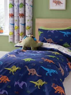 Catherine Lansfield|Kinderbeddengoed*Catherine Lansfield Prehistorische dinosaurussen omkeerbare dekbedovertrekset