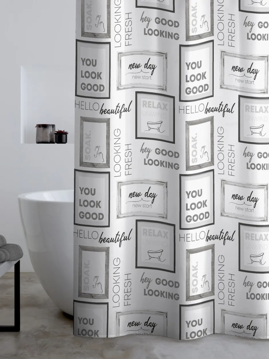 Catherine Lansfield*Catherine Lansfield Relax and Unwind Shower Curtain