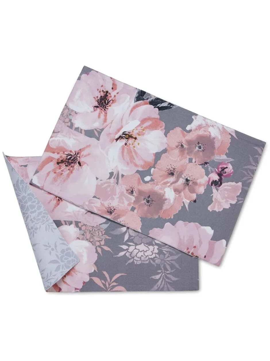 Tafellinnen En Placemats |Catherine Lansfield set van 2 afwasbare placemats van 100% katoen met bloemenprint