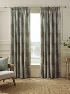 Catherine Lansfield|Gordijnen*Catherine Lansfield Woodland Trees Lined Pencil Pleat Curtains