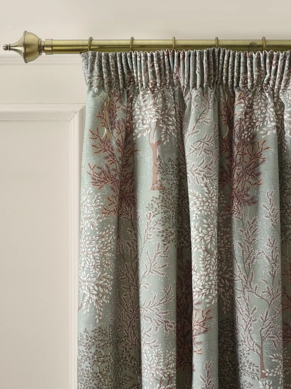 Catherine Lansfield|Gordijnen*Catherine Lansfield Woodland Trees Lined Pencil Pleat Curtains