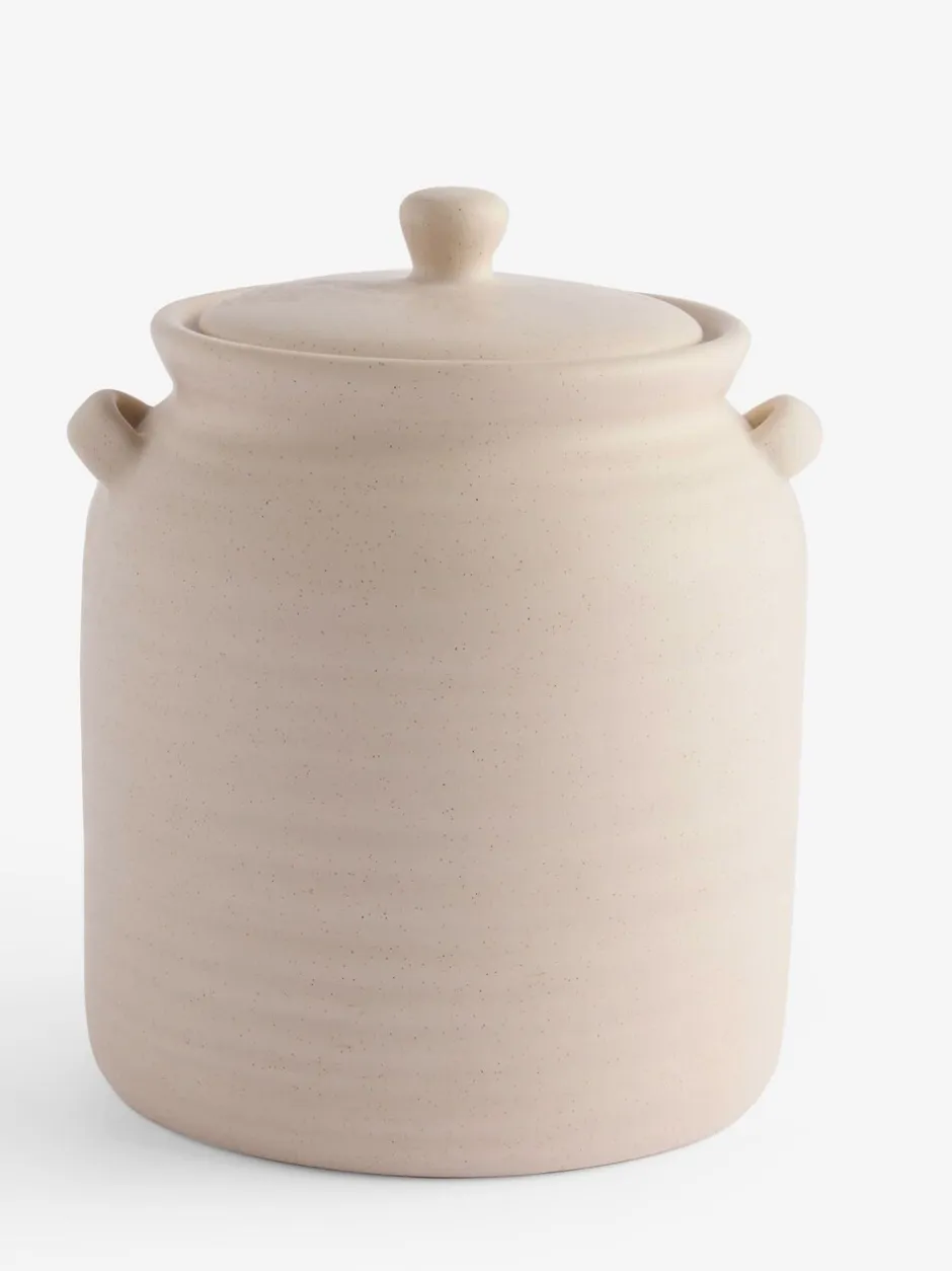 Keukenopslag*Next Ceramic Ribbed Biscuit Jar