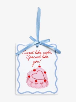 Decoraties*Next Ceramic Sweet Like Cake Hanging Decoration