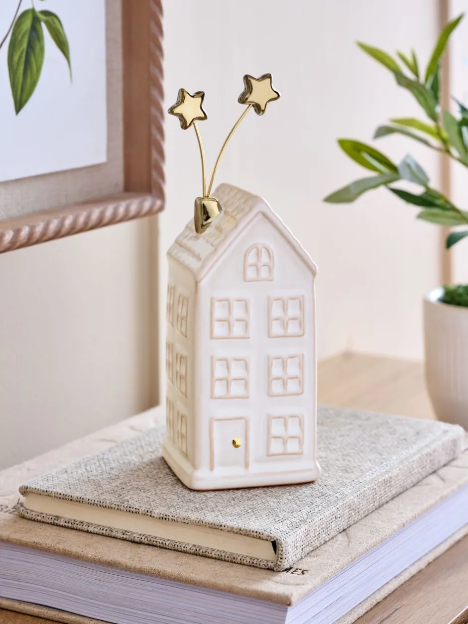 Decoraties|Next Ceramic Winter House Ornament