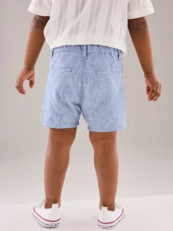 Shorts|Shorts*Next Chambray blauw - Chinoshort (3 mnd-7 jr)