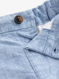 Shorts|Shorts*Next Chambray blauw - Chinoshort (3 mnd-7 jr)