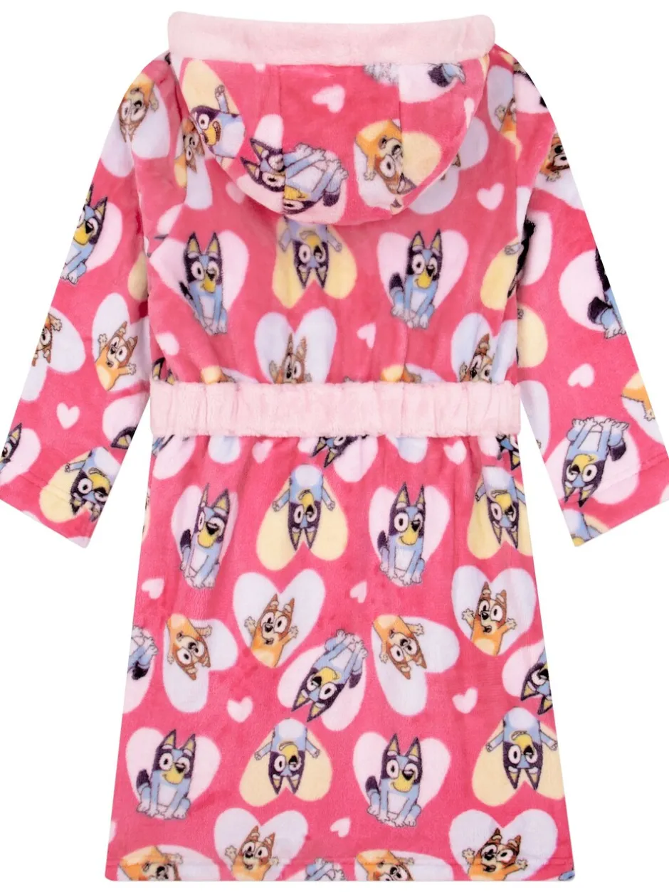 Kamerjassen|Character Bluey And Bingo Hearts Dressing Gown