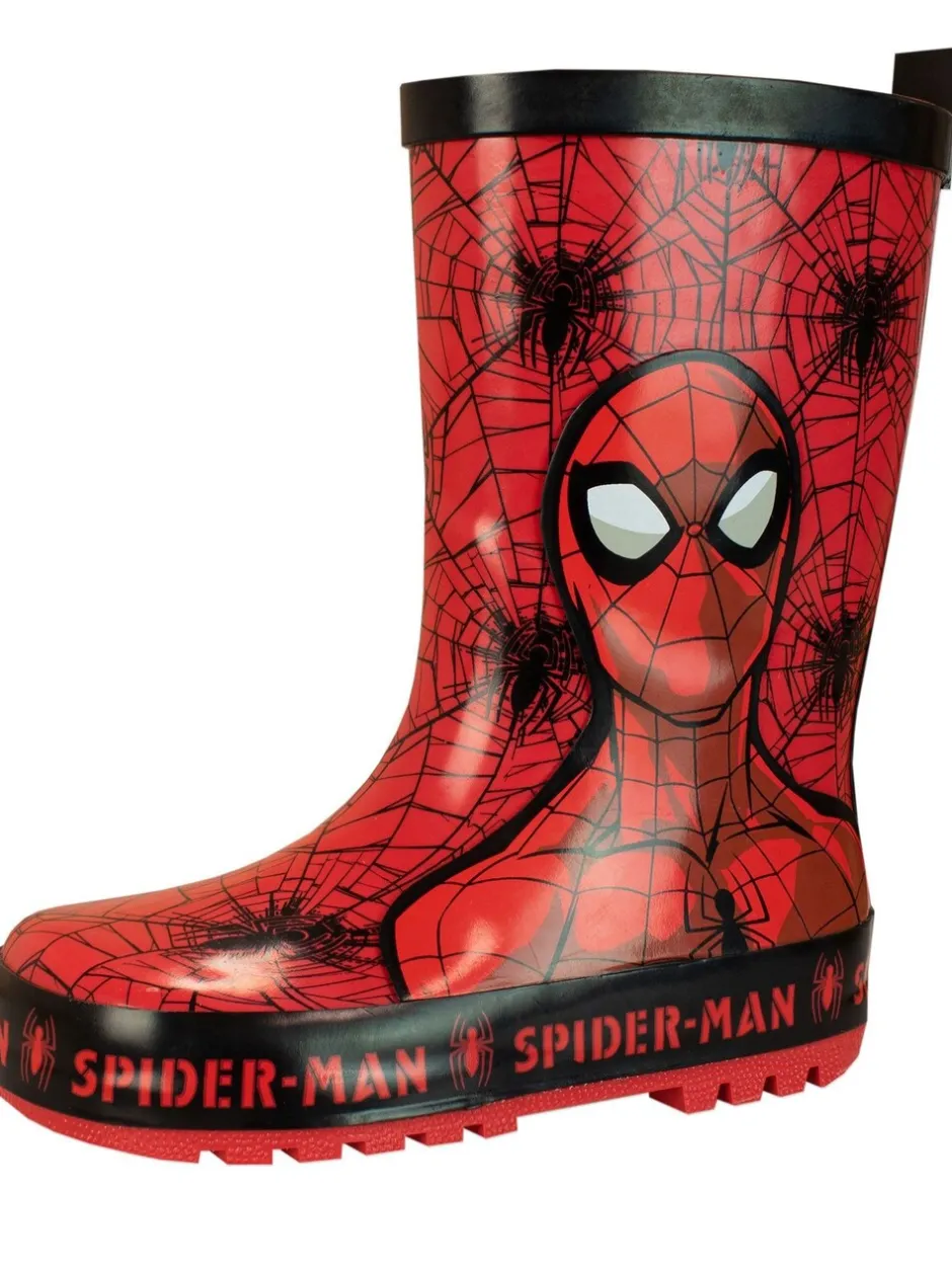 Laarzen|Character Spiderman-regenlaarzen met print