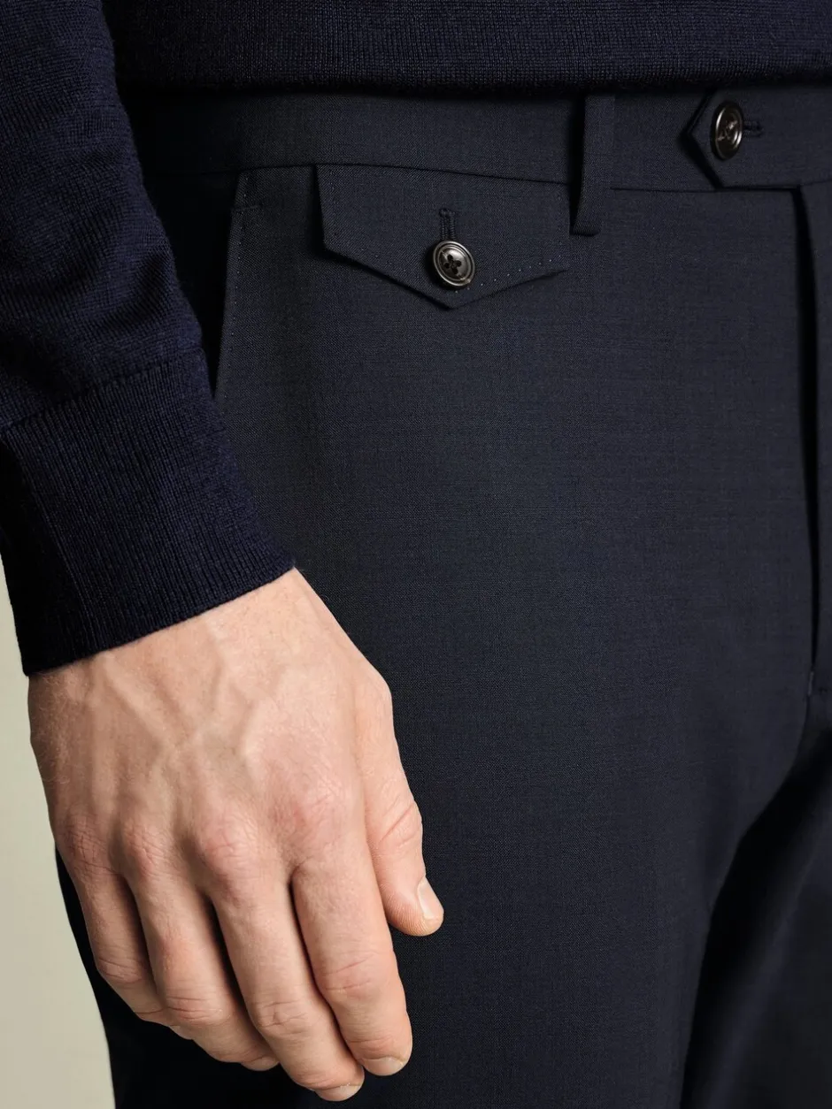 Formele Broek|Charles Tyrwhitt - Nette wollen broek