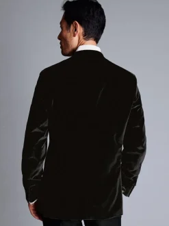 Smokings En Feestkleding|Charles Tyrwhitt Italiaans jasje van 100% katoen met klassieke pasvorm