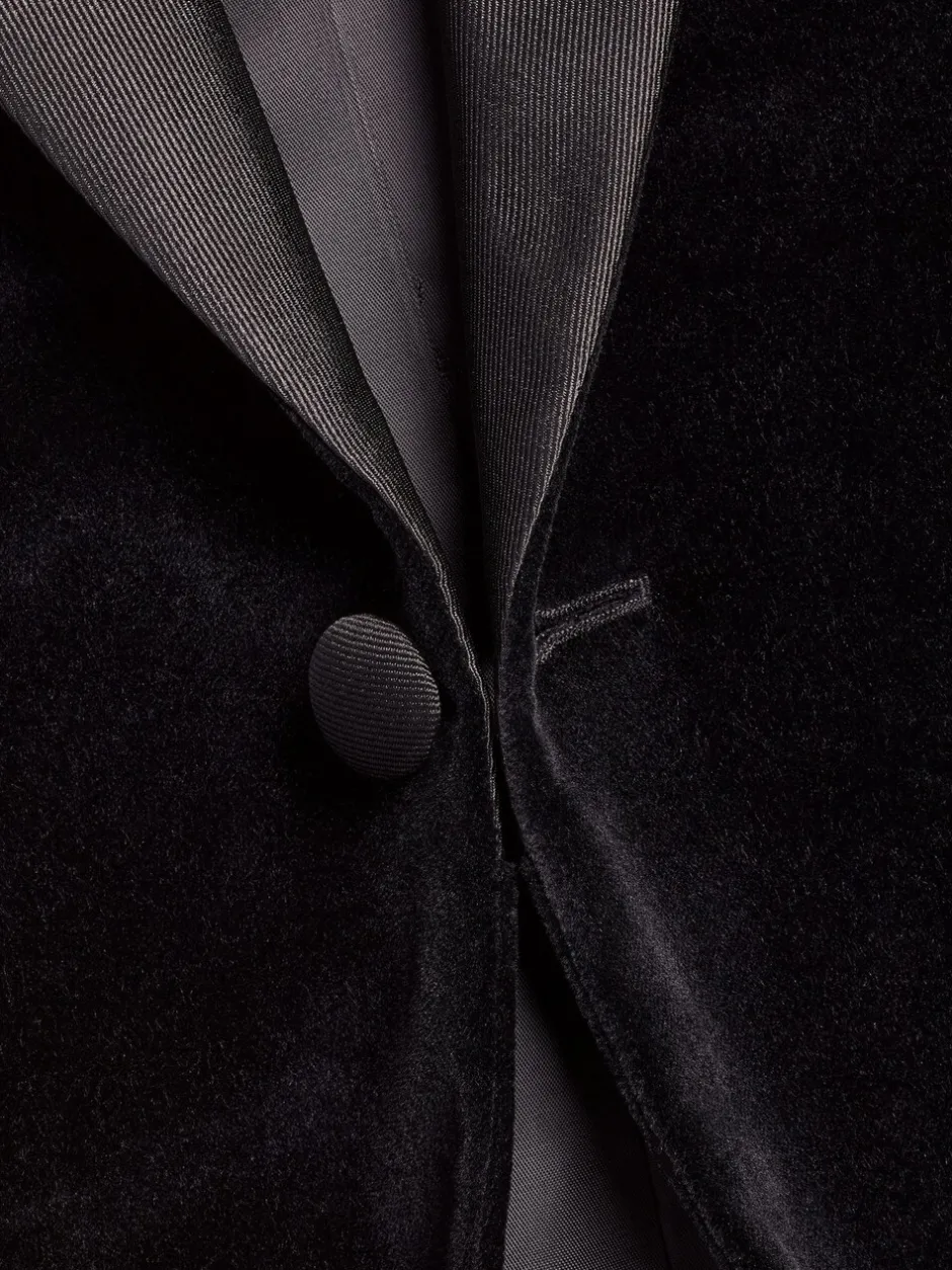 Smokings En Feestkleding|Charles Tyrwhitt Italiaans jasje van 100% katoen met klassieke pasvorm