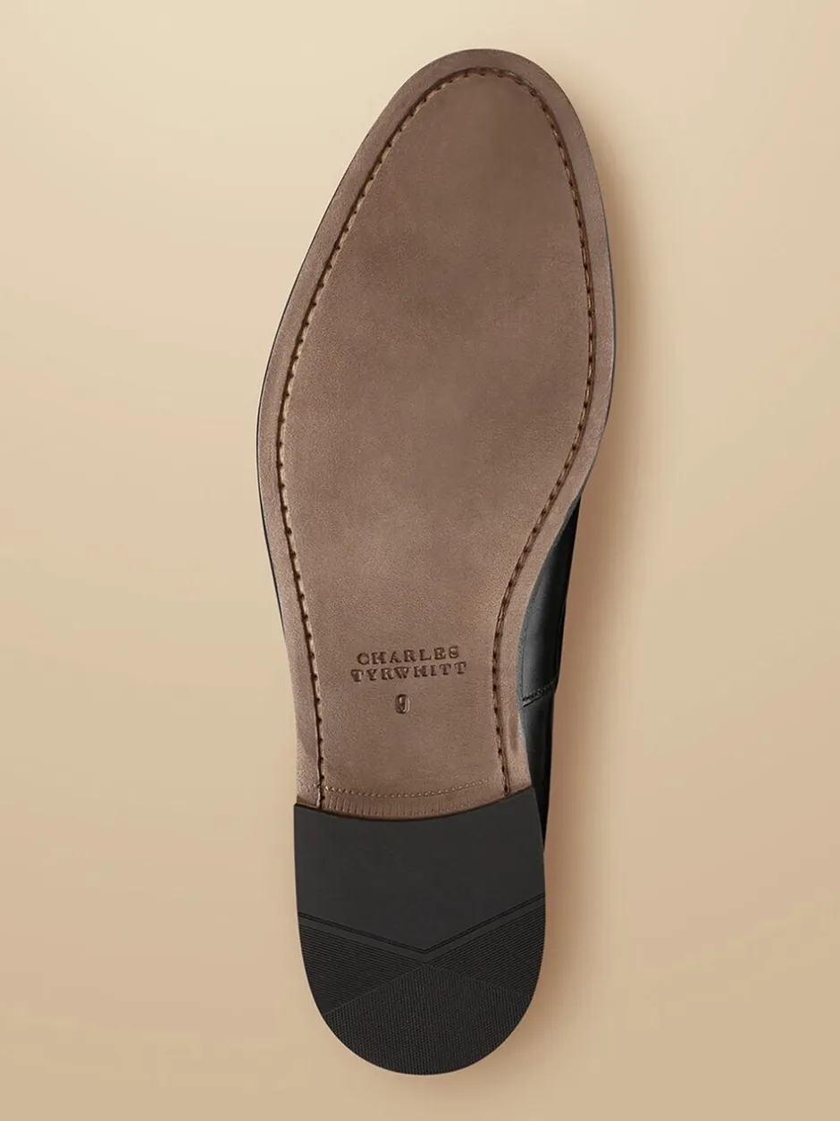 Formele Schoenen*Charles Tyrwhitt loafers van leer met kwastjes