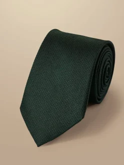 Stropdassen En Pochets*Charles Tyrwhitt vlekbestendige zijden stropdas
