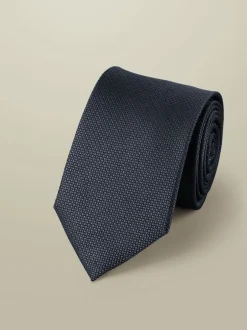Stropdassen En Pochets|Charles Tyrwhitt vlekbestendige zijden stropdas