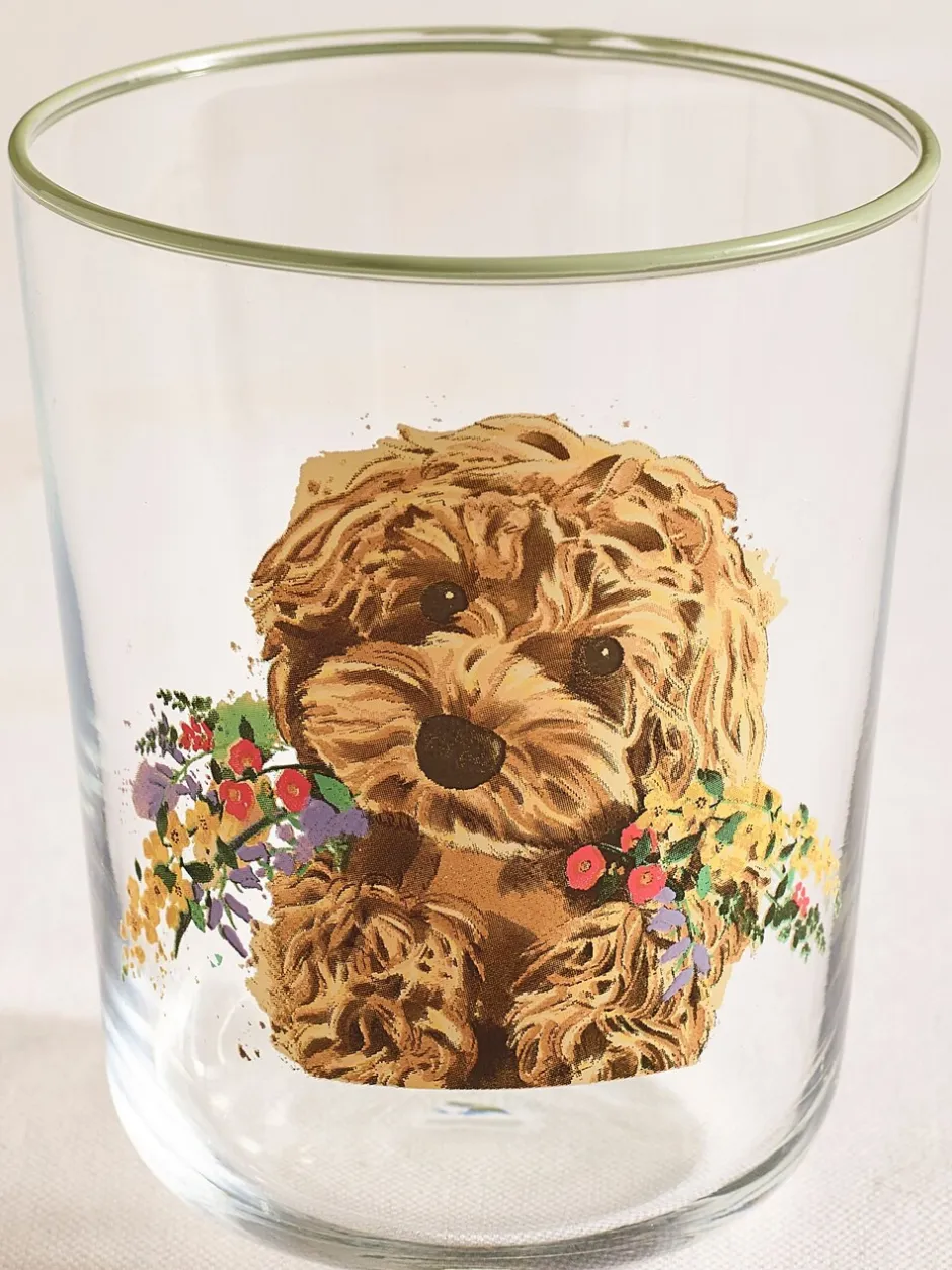 Glas|Tafelgerei|Next Charlie the Cockapoo Tumbler-glazen set van 4