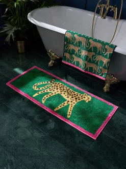 Handdoeken En Badmatten|Next Cheetah dierenprint mat