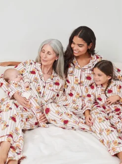 Pyjama's|Alle Nacht- En Loungekleding*Chelsea Peers Cotton Chip the Christmas Cockapoo Dog Print Long Pyjamas Set