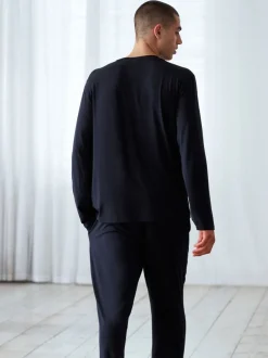 Pyjama's|Chelsea Peers TENCEL™ Modal Long Crew Neck Pyjama Set