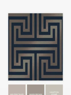 Behang*Next Chic Geometric Fretwork 10M Wallpaper
