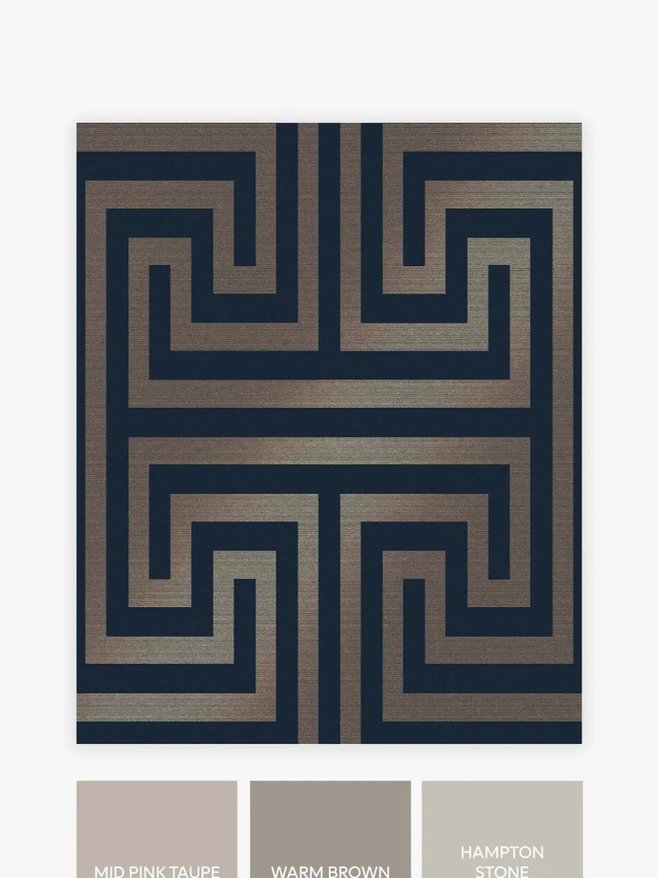 Behang*Next Chic Geometric Fretwork 10M Wallpaper
