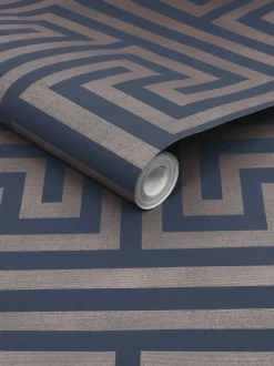 Behang*Next Chic Geometric Fretwork 10M Wallpaper