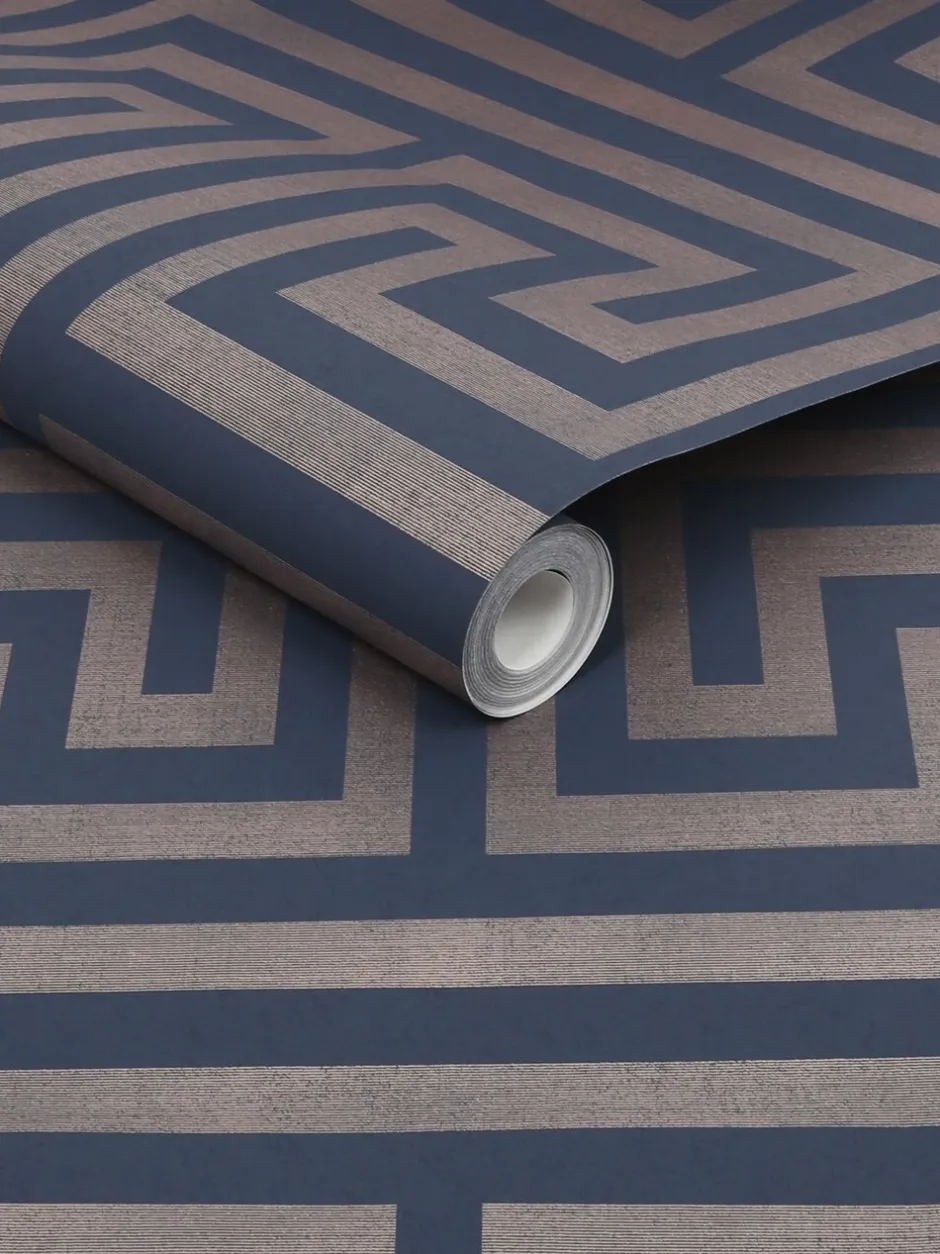 Behang*Next Chic Geometric Fretwork 10M Wallpaper