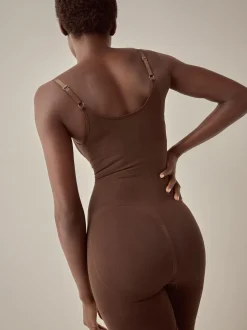 Shapewear|Next - Wear Your Own Bra - Body met sterke buikcorrectie Chocolade nude