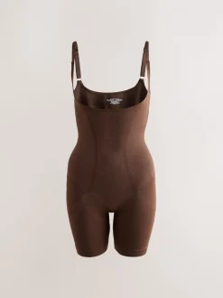 Shapewear|Next - Wear Your Own Bra - Body met sterke buikcorrectie Chocolade nude