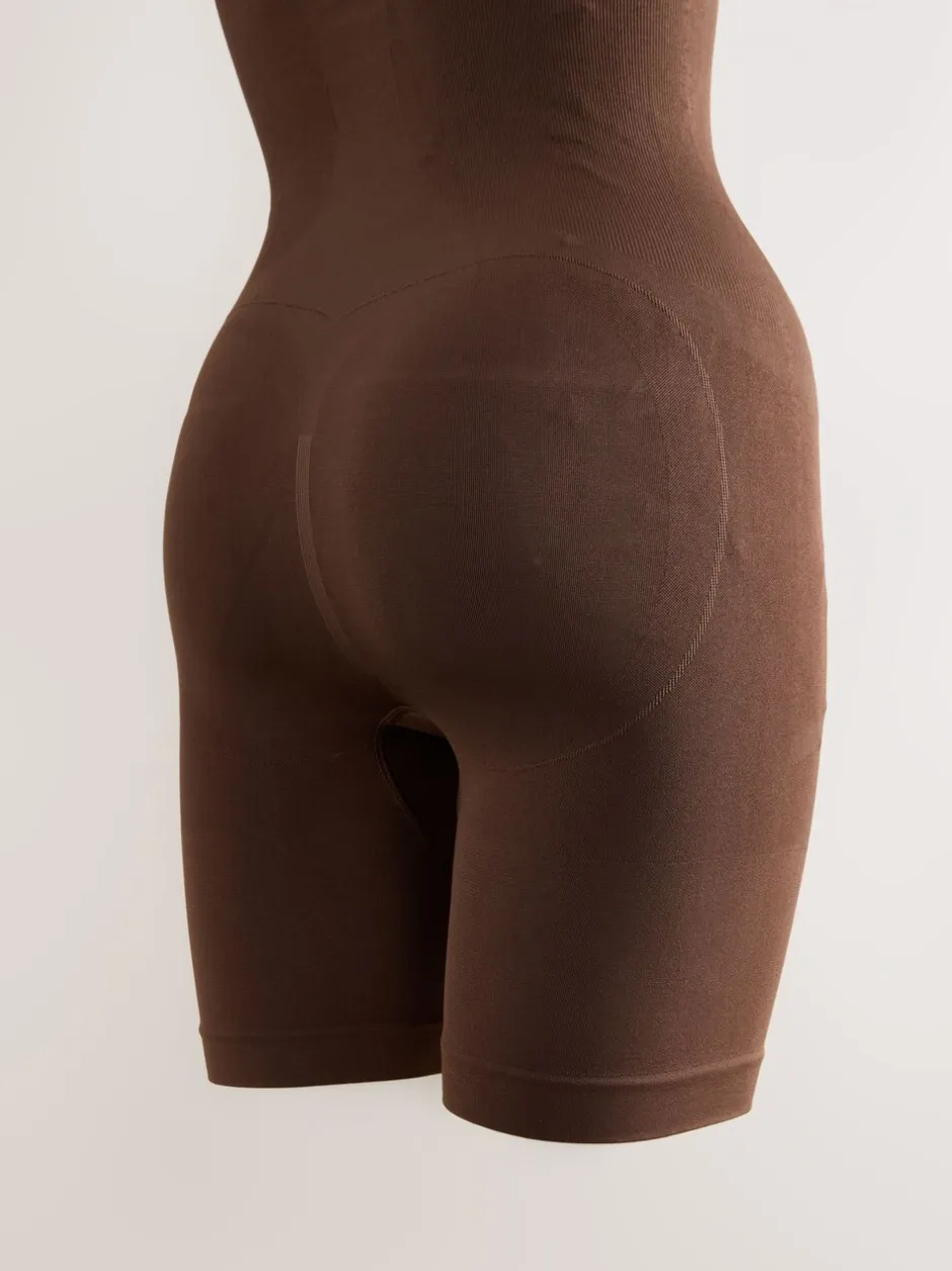 Shapewear|Next - Wear Your Own Bra - Body met sterke buikcorrectie Chocolade nude