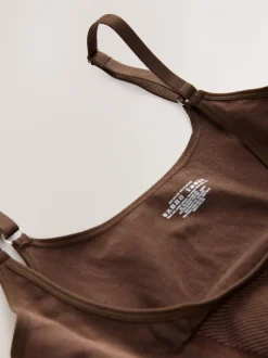 Shapewear|Next - Wear Your Own Bra - Body met sterke buikcorrectie Chocolade nude