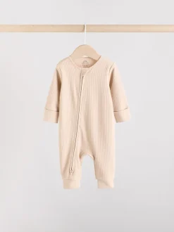 Multipacks|Babypakjes En Babypyjama's|Next Chocoladebruin - 3 Pack Baby slaappakken (0mnd-3jr)