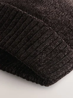 Mutsen, Sjaals En Handschoenen*Next - Chenille Beanie Hat Chocoladebruin