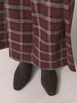 Boots*Next - Chisel Toe Block Heel Sock Boots Chocoladebruin