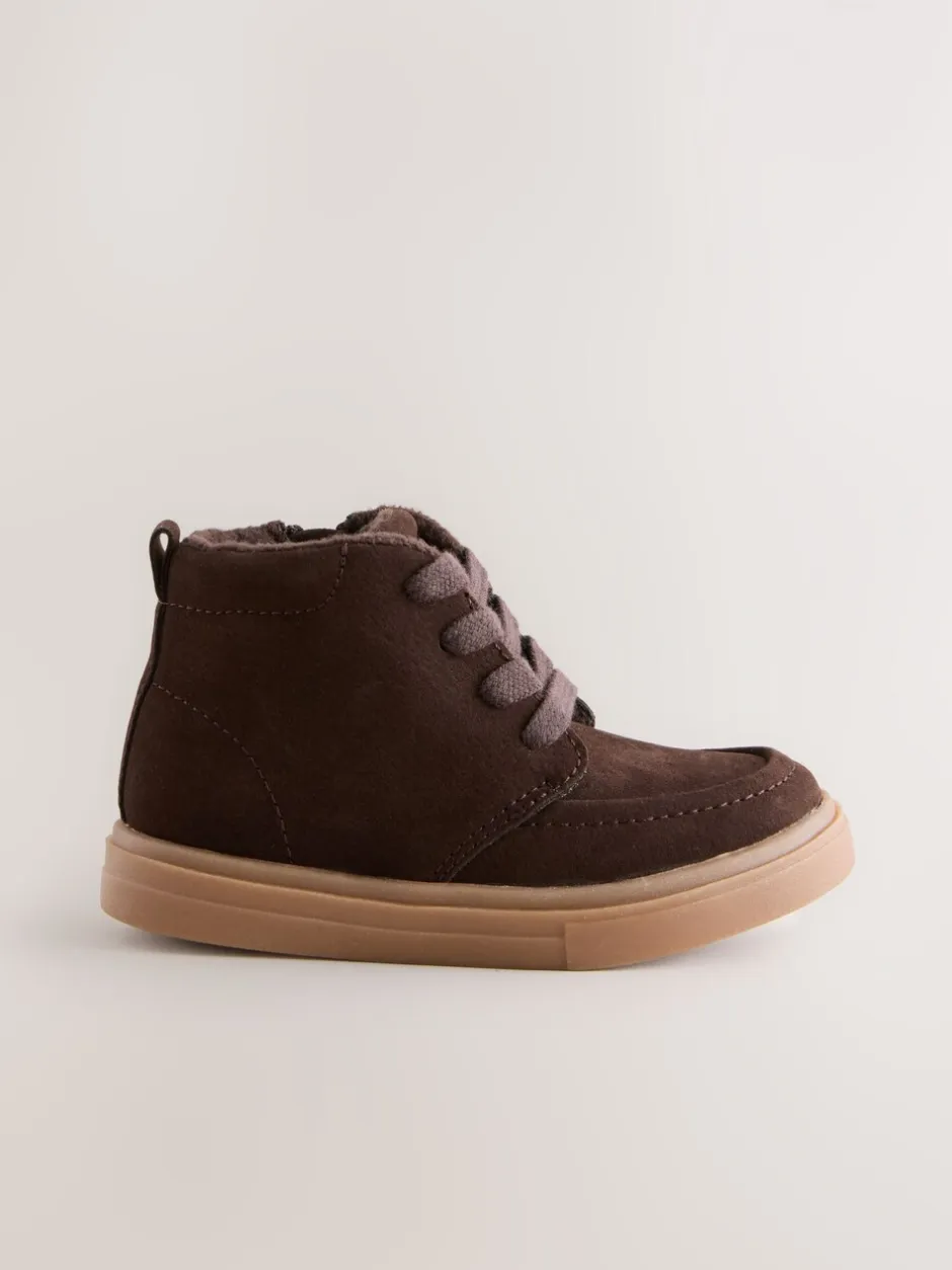 Boots*Next - Chukkalaarzen met warme voering Chocoladebruin