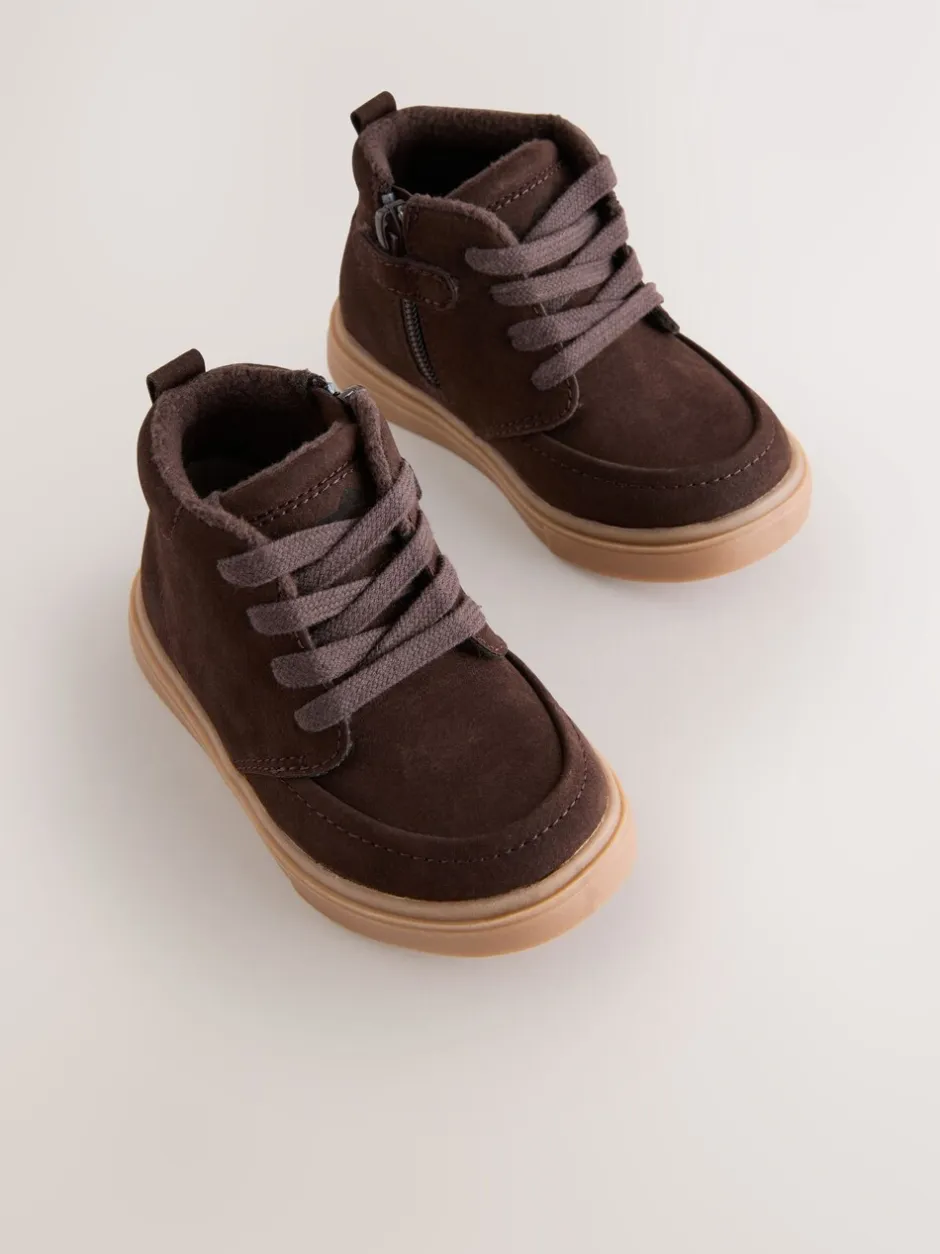 Boots*Next - Chukkalaarzen met warme voering Chocoladebruin