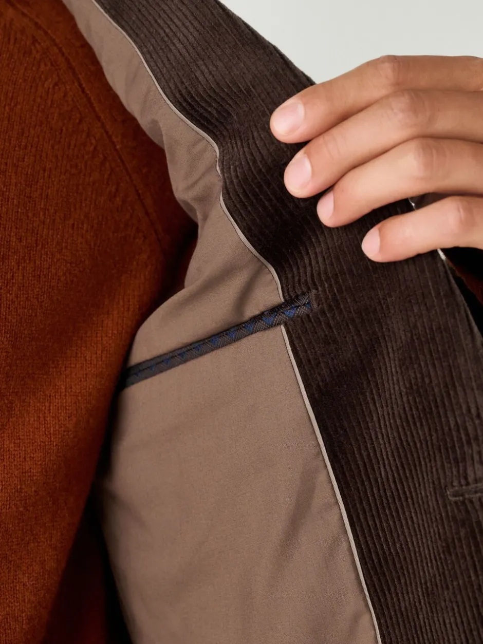 Blazers En Business-Jasjes*Next - Corduroy blazer Chocoladebruin