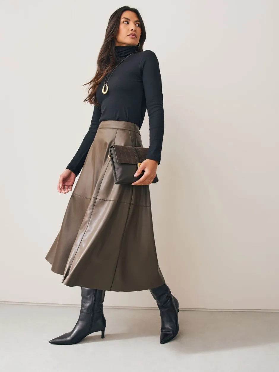 Tassen En Portemonnees*Next - Crossbodytas met imitatie krokodillenleer Chocoladebruin