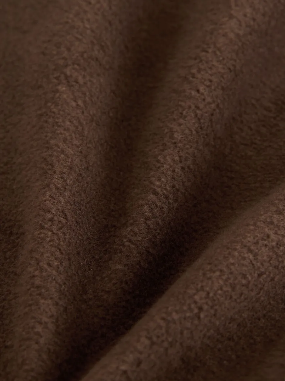 Hoody's En Sweatshirts*Next - Fleece trui met korte rits Chocoladebruin