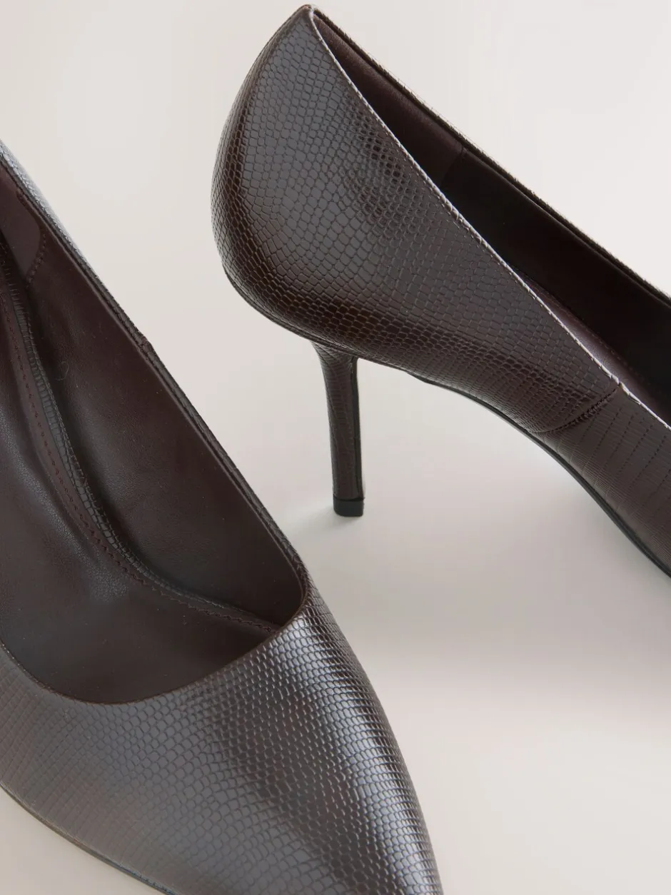 Schoenen Met Hakken*Next - Forever Comfort® Point Toe Court Heels Chocoladebruin