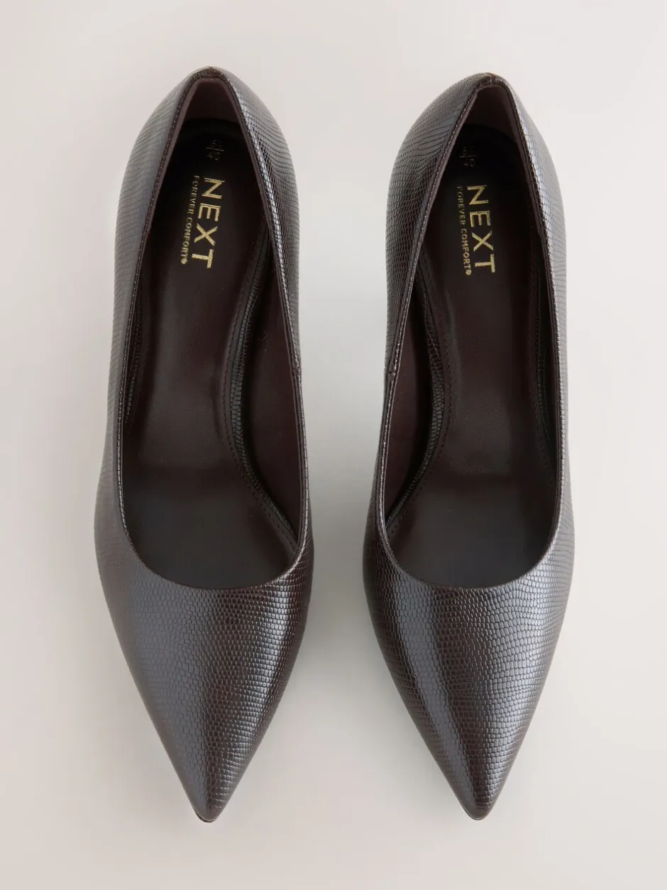 Schoenen Met Hakken*Next - Forever Comfort® Point Toe Court Heels Chocoladebruin