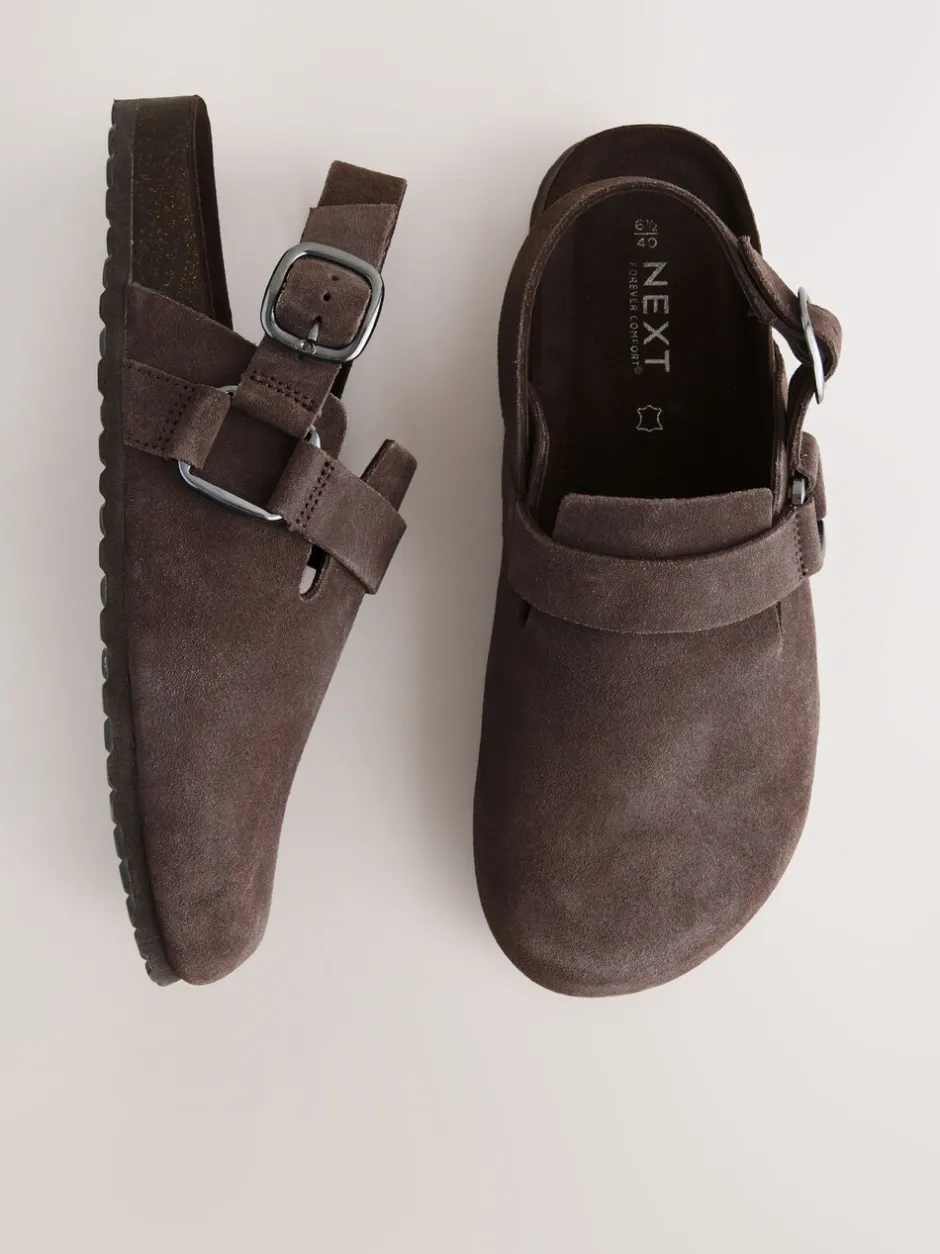 Lage Schoenen*Next - Forever Comfort® Slingback Footbed Shoes Chocoladebruin