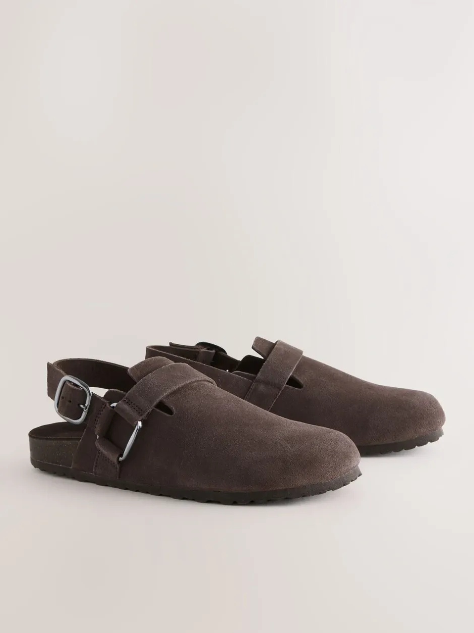 Lage Schoenen*Next - Forever Comfort® Slingback Footbed Shoes Chocoladebruin